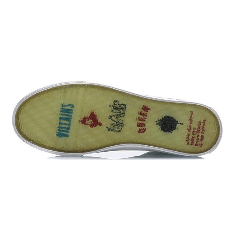 Кеды на высокой шнуровке Li Ning, износостойкие, легкие, с нескользящей подошвой, женские, белые с желтым, AGCP338-4
