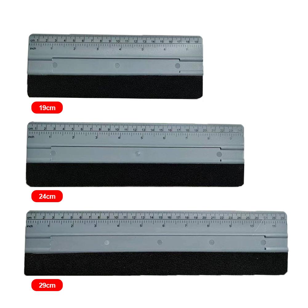 Автомобильная пленка Виниловая измерительная линейка Ракель Замша Фетровый кромкооблицовочный аппликатор с линейкой Обертывание оконной пленки