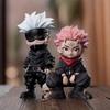 Универсальная аниме-фигурка Действия Jujutsu Kaisen Сатору Годжо и Сукуна Повелитель Проклятий Чиби ПВХ Модель Куклы Игрушки Коллекция