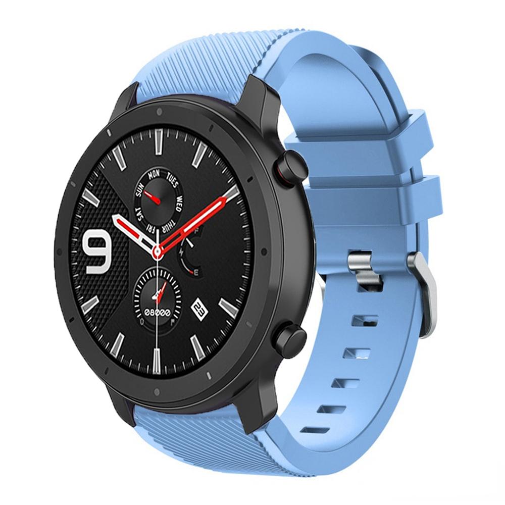 22-мм силиконовый ремешок для Amazfit Balance 2 1/GTR 47 мм/GTR 4 3pro/Bip 6 5 Спортивный браслет Ремешок для Amazfit Stratos 2 3/Pace