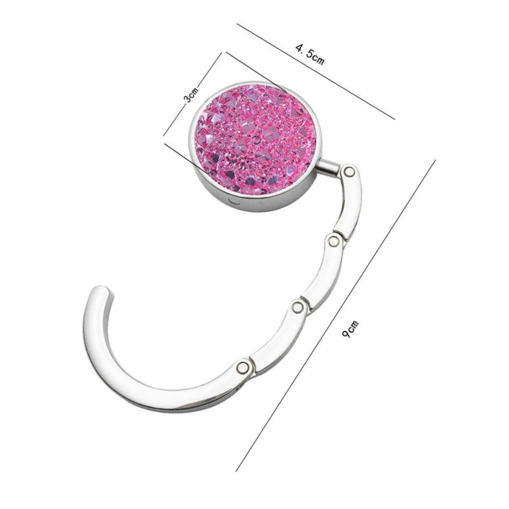 Starry Sky Bag Hook Holder Aluminum Alloy Hanging Hooks Portable Folding Hook Women