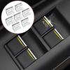 For Honda Jazz Fit City Civic CRV BRV Jade Accord Odyssey Pilot Car Window Switch Lift Button Sticker Sequin 7pcs Stying Acc.