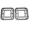 3850495 Прокладка выхлопного колена для OMC Volvo Penta 2.5L 3.0L GM Drive | 2 шт., Подходит для OMC Volvo Penta 2.5L (153 куб. дюймов) 3.0л (181 куб. дюйм) Транец/Стационарный двигатель с угловой колонкой,