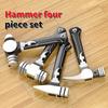 Forged Steel Head Durable Nail Puller Carpenter Essential Professional Compact Claw Hammer Multifunction Woodworking Tool