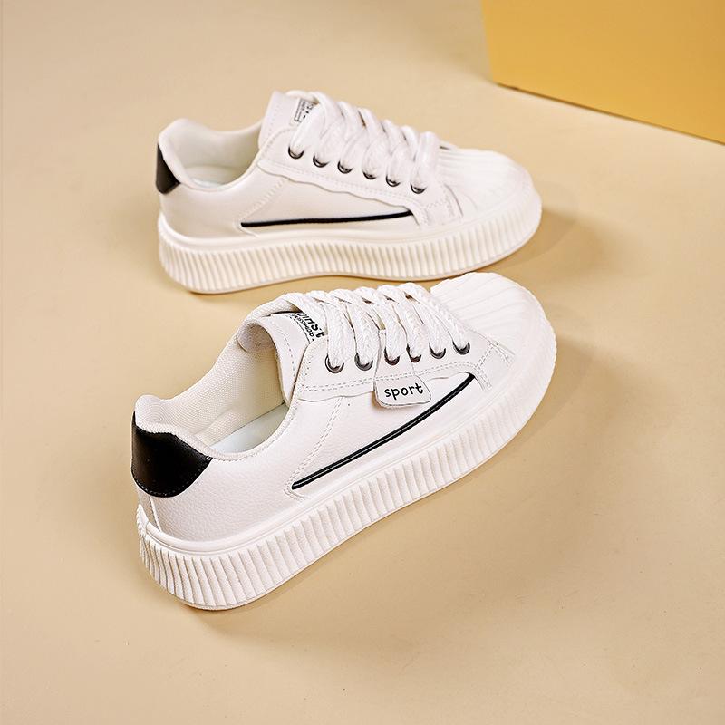 Весенние новые маленькие белые туфли женские универсальные спортивные и повседневные туфли для папы обувь для доски прилив взрыв весна и осень