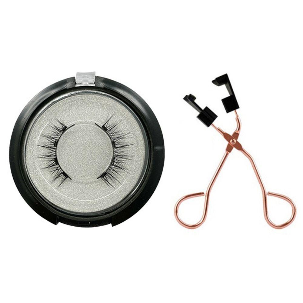 Looking Natural With Applicator Easy to Wear Eye Makeup Tools Handmade Magnetic Eyelashes