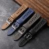 Handmade Leather Watchband 18 20 21 22MM Palm Pattern High-Grade Leather Strap Blue Brown Black Gray Men's Ultra-Thin Bracelet
