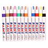 12Pcs Graffiti Markers Assorted Bright Colors Waterproof Quick Dry Paint Markers for Glass Wood