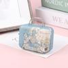 Vintage Mini Suitcase With Handle Candy Tinplate Storage Box For Wedding Gift