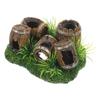 Resin Hideout Aquarium Ornaments Simulated Creative Artificial Antique Barrels Hollow Aquatic Pets Shelter House