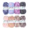 4 Rolls Glow Yarn 152yd Each Soft Handcraft  Luminous Knitting Crochet Yarn for Beginners Arts Cr