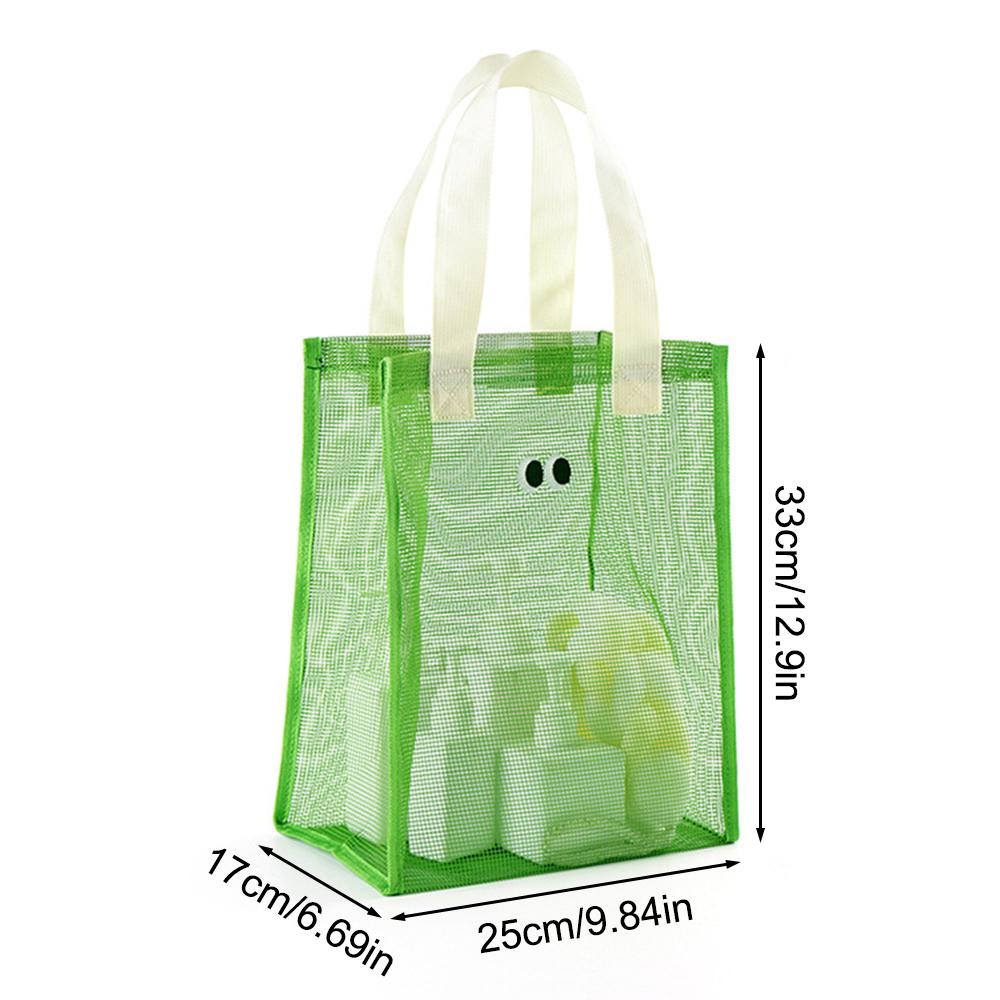 Сетчатая сумка-тоут с большими прорезями, дышащая, для отдыха, ручная пляжная сумка для стирки и хранения, сумка-тоут большой вместимости