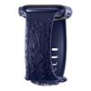 Силиконовый ремешок для Apple Watch 10 Ремешок 46мм 44мм 41мм 40мм 45мм 49мм Браслет с цветочным тиснением Correa Series 8 9 7 SE 4 5 Ultra 2