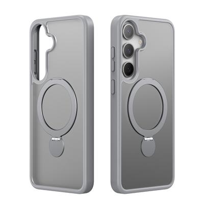 Для Samsung Galaxy S25 Чехол DUX DUCIS Yind Series PC+TPU Чехол для телефона Совместимый с MagSafe с подставкой