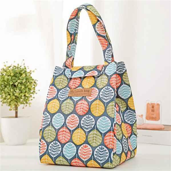 Изолированная сумка-тоут для ланча - Водонепроницаемый термоконтейнер для еды с ручками, Герметичная сумка для приготовления еды для работы и активного отдыха