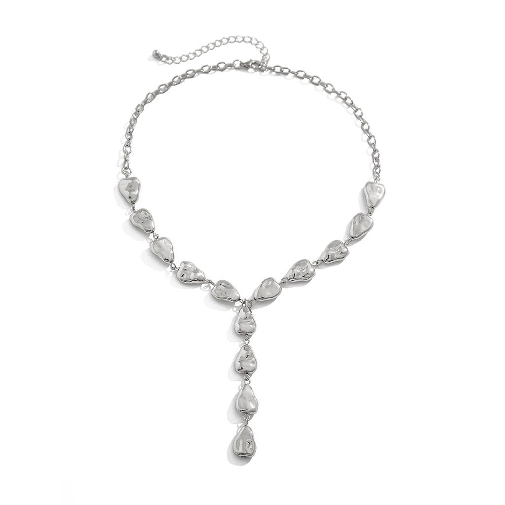 Ювелирные изделия высокого класса нерегулярная Y-образная подвеска цепочка на ключицу нишевое ожерелье аксессуары женские