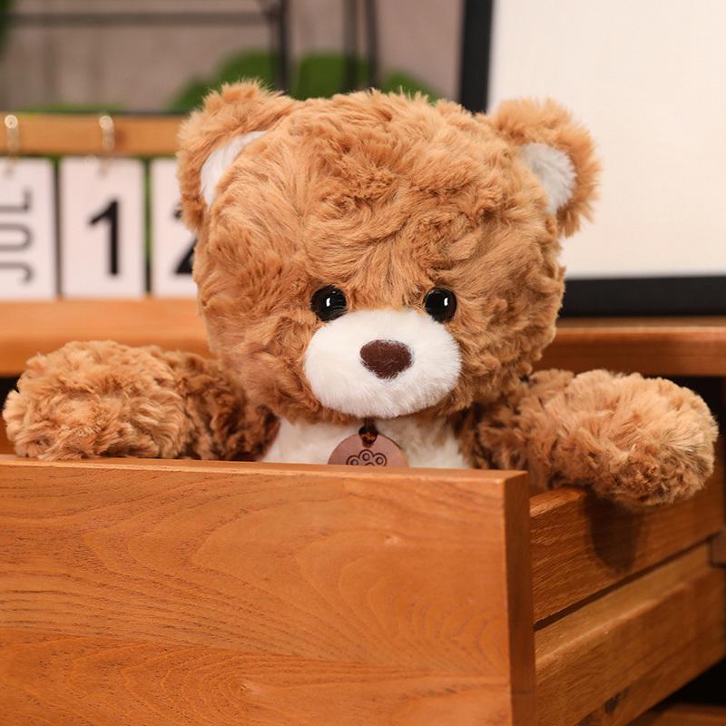 Бегущий медведь плюшевая кукла креативный дизайн милый мягкий удобный теплый сопутствующее украшение для дома