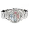 Guess Женские механические часы G Twist Diamonds с серебристым циферблатом и браслетом из серебристой стали - W1201L1