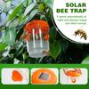 Solar Powered Wasp Trap Waterproof Outdoor Non-toxic Bee Trap Reusable Supplies Traps For Gardens, Orchards, Parks, Balconies