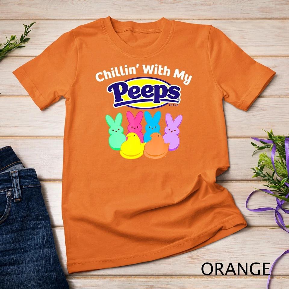 Peeps Easter Chillin' With My Peeps T-Shirt Unisex T-shirt 5