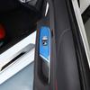 Blue Carbon Fiber Window Glass Lift Switch Frame For Corvette C8 Convertible