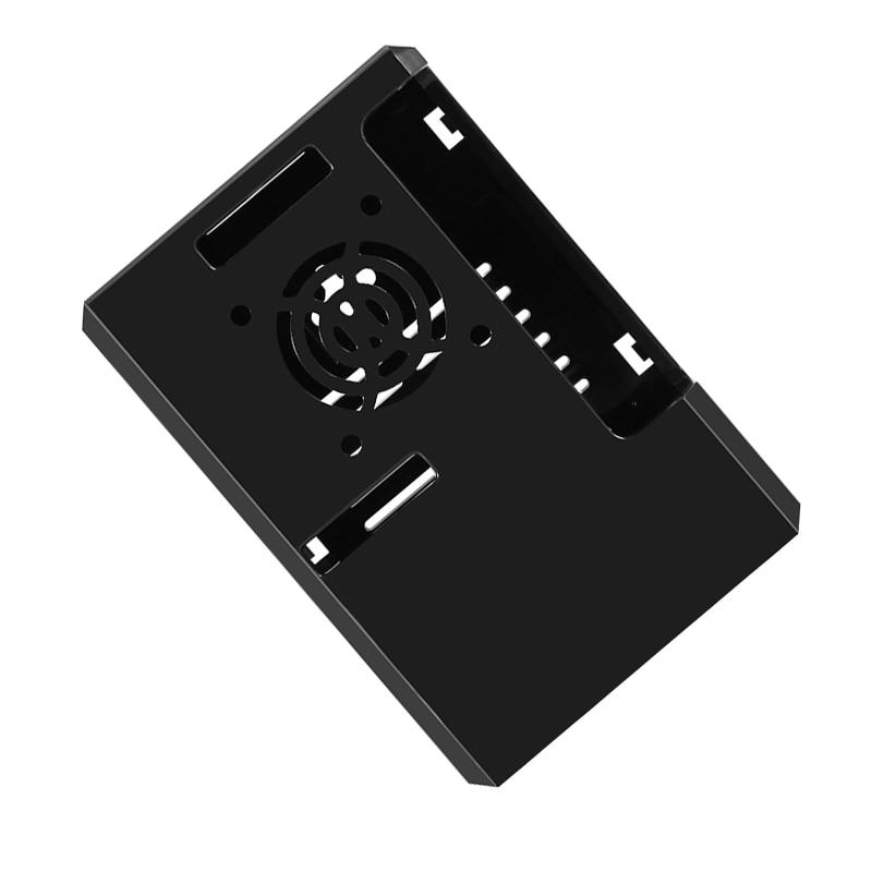 Защитный чехол из АБС-пластика, съемный чехол с охлаждающим вентилятором и радиатором для Raspberry Pi 3 B +/3/ B +