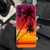 Чехол для телефона «Пальмовые листья Закат Летний пейзаж» для Samsung Galaxy A17 A16 A26 A36 A56 A15 A14 A13 A55 A54 A53 A35 A34 A33 A25 A24