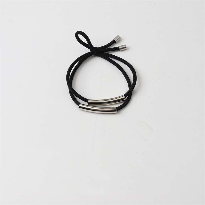 Новая Металлическая Гладкая Эластичная Резинка для Волос Ободок для Волос для Женщин Модная Заколка для Волос Хвост Головной Убор Аксессуары для Волос Ювелирные Изделия Подарок
