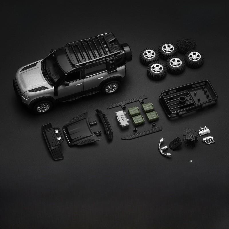 Rover Land Defender Car Toy Alloy Model With Inertia Control For Gift Kids