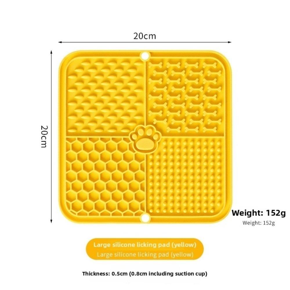 Silicone Material Silicone Mat Suction Cup Slow Feeder New Pet Lick Mat Pet Feeding