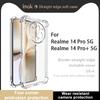 For Realme 14 Pro Plus 5G Phone Case IMAK UX-4 Shock-resistant Soft Case