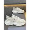 Летние новые дышащие сетчатые туфли на платформе в стиле dad shoes mbz
