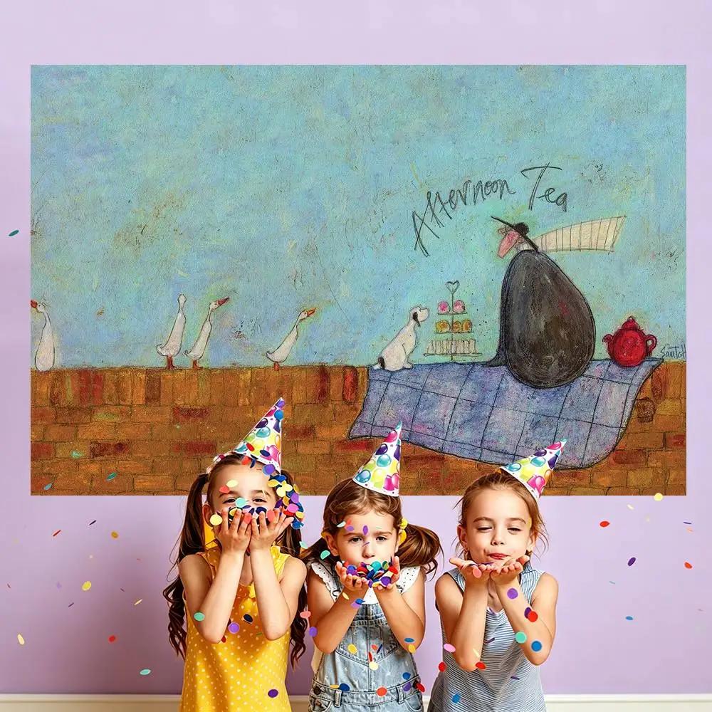 S-Sam Toft Retro Nostalgia 1pc Photo Background For Photophones For Photos Art Paper Photography Background Backdrops