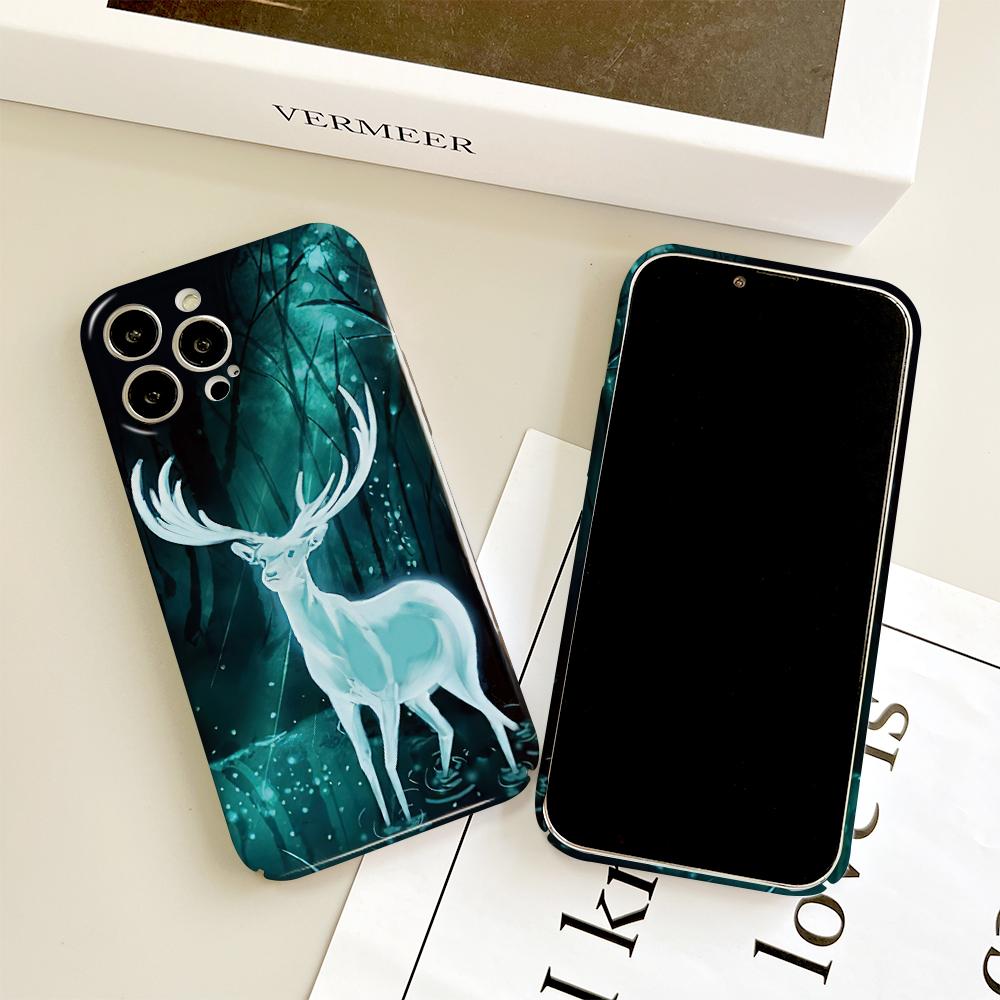 Универсальный чехол для телефона с пленкой и мультяшным модным дизайном, твердый чехол с полным покрытием, защитный чехол для камеры для iPhone, Samsung, Xiaomi, Poco, Redmi, Huawei, Honor