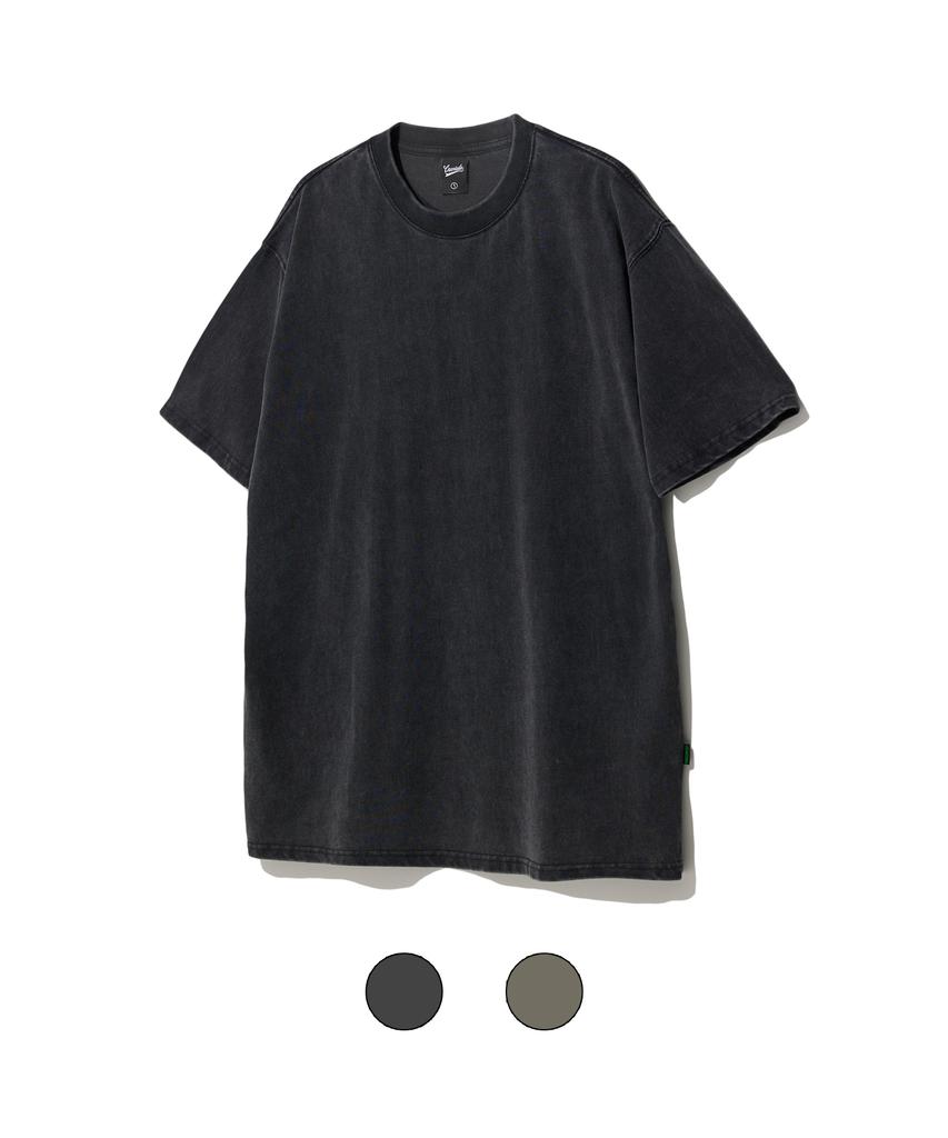 CREAM SODA LAB Oversized Summer Pigment Blank Short Sleeve T-Shirt