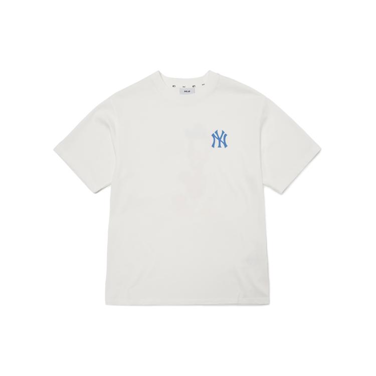 Новая унисекс футболка MLB x Disney Белая 3ATSD0114-50IVS