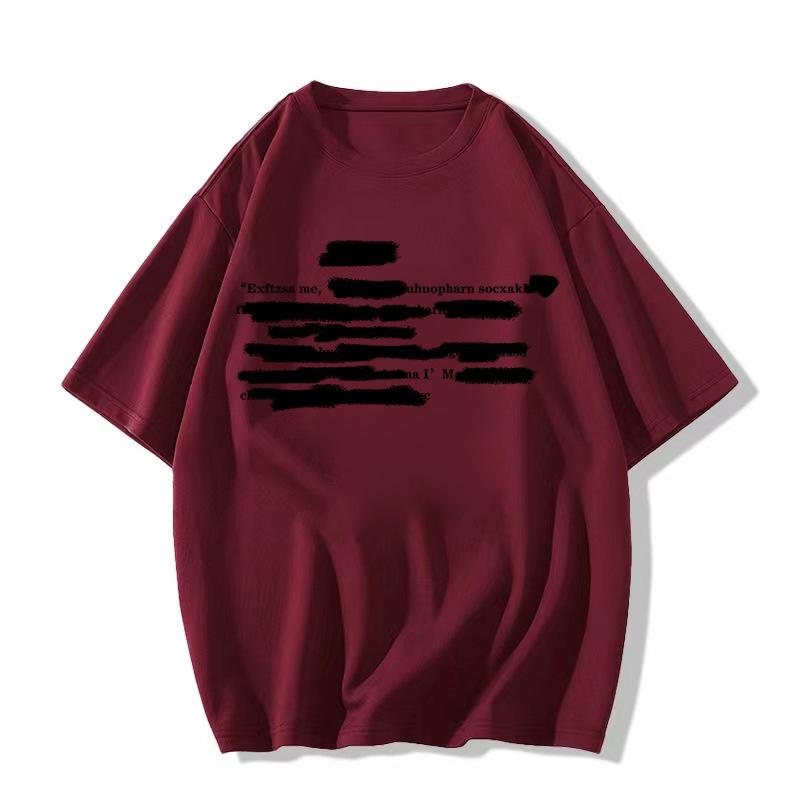 Женская футболка большого размера из чистого хлопка белого цвета с коротким рукавом - Лето 2025 Американский стиль свободного кроя