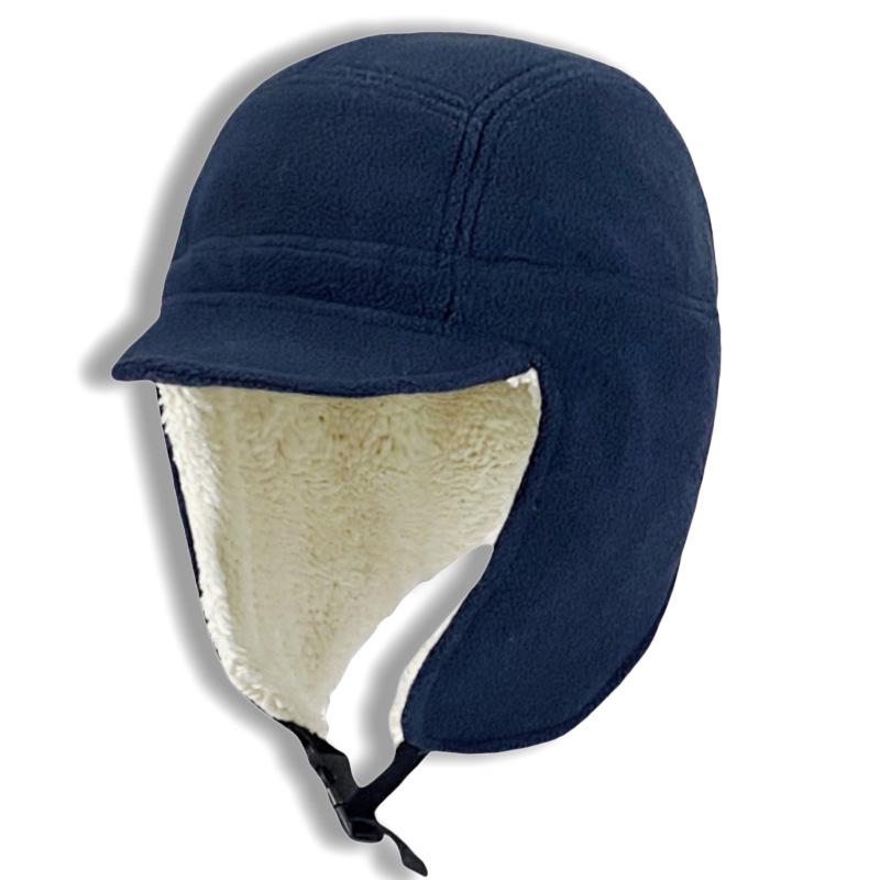 Шапка-авиатор из овечьей шерсти на зиму: Ветрозащитный, Защищающий от холода, Защита ушей для активного отдыха