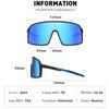 MTB Polarized Large Frame UV400 Polarized Sports Cycling Bike Glasses Men Women TR90 MTB Baseball Running Fishing Sunglasses