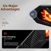 Solar Powered LED Car Light Vibration Lights on Warning Flashing Signal Indicator  Auto Window