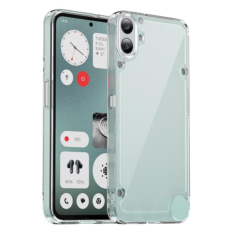 Для Nothing CMF Phone 1 Чехол Nothig CMF Phone 1 Чехол 6,67 дюйма Цветной Мягкий Край Силиконовый Прозрачный Бампер Для CMF Phone 1