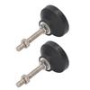 2PCS Furniture Glide Swivel Leveling Mounts Adjustable Table Chair Leg Leveling Pads D50xM8x50