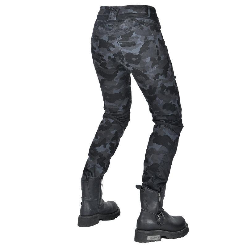 LOONG + BIKER + камуфляжные мотоциклетные облегающие брюки с защитой от падения + мотоциклетные джинсы + женская сетка Knight