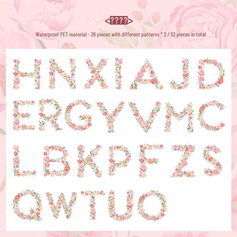 Yuezhen Duoduo Ретро Цветочный Лес Детский Набор Наклеек для Записных книжек