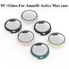 Закаленное Стекло+ПК Чехол Для Huami Amazfit Active Max Чехол Защитная Оболочка Всего Экрана Для Amazfit Active Max Аксессуары