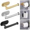2Pcs Toilet Paper Holder Stainless Steel Paper Towel Rack Wall Mount Roll Paper Holder for Bathroom Kitchen