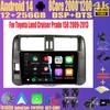 Car Radio Android 14 Carplay Auto For Toyota Land Cruiser Prado 150 2009 - 2013 Navigation GPS Multimedia Player Video Stereo BT