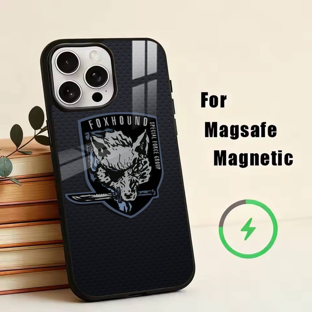 GM-Metal Gear Solid1 Phone Case For iPhone17,16,15,14,13,12,11 Plus,Pro Magnetic For Magsafe Wireless Charging