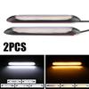 2PCS LED Car Daytime Running Lights Car Signal Turn Lights Bright Car Modified Decoration Light ZPG