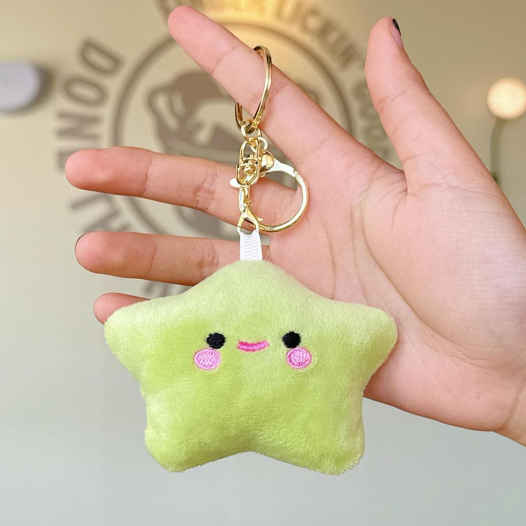 Очаровательный плюшевый брелок в виде звезды: Девичий Рюкзак Брелок Аксессуар